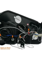 Spec-D Dual Halo Projector Headlights (Glossy Black Housing/Smoked Lens) Dodge Magnum 2005-2007                                     - 2LHP-MAG05G-TM - Image 9