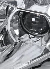 Spec-D Projector Headlights w/ Amber Reflectors (Chrome Housing/Clear Lens) Nissan Maxima 2004-2006                                     - 2LHP-MAX04-RS - Image 2