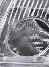 Spec-D Projector Headlights w/ Amber Reflectors (Chrome Housing/Clear Lens) Nissan Maxima 2004-2006                                     - 2LHP-MAX04-RS - Image 4