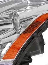 Spec-D Projector Headlights w/ Amber Reflectors (Chrome Housing/Clear Lens) Nissan Maxima 2004-2006                                     - 2LHP-MAX04-RS - Image 8