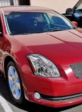 Spec-D Projector Headlights w/ Amber Reflectors (Chrome Housing/Clear Lens) Nissan Maxima 2004-2006                                     - 2LHP-MAX04-RS - Image 10