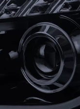 Spec-D LED Bar Projector Headlights w/ LED Turn Signal Lights (Glossy Black Housing/Smoked Lens) Chevrolet Malibu 2008-2012                                     - 2LHP-MBU08G-TM - Image 4