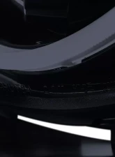 Spec-D LED Bar Projector Headlights w/ LED Turn Signal Lights (Glossy Black Housing/Smoked Lens) Chevrolet Malibu 2008-2012                                     - 2LHP-MBU08G-TM - Image 8