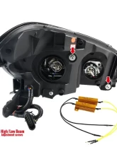 Spec-D LED Bar Projector Headlights w/ LED Turn Signal Lights (Glossy Black Housing/Smoked Lens) Chevrolet Malibu 2008-2012                                     - 2LHP-MBU08G-TM - Image 9