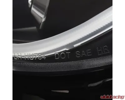 Spec-D LED Bar Projector Headlights w/ LED Turn Signal Lights (Matte Black Housing/Clear Lens) Chevrolet Malibu 2008-2012 - 2LHP-MBU08JM-TM