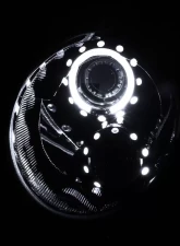 Spec-D Halo Projector Headlights (Glossy Black Housing/Smoked Lens) Mini Cooper | Cooper S 2007-2015                                     - 2LHP-MINI06G-TM - Image 2