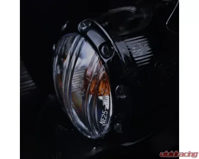 Spec-D Halo Projector Headlights (Glossy Black Housing/Smoked Lens) Mini Cooper | Cooper S 2007-2015 - 2LHP-MINI06G-TM
