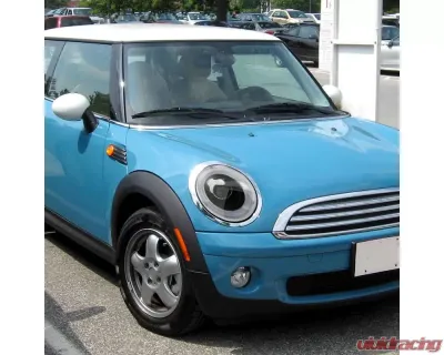 Spec-D Projector Headlights w/ LED Turn Signal Lights (Matte Black Housing/Clear Lens) Mini Cooper | Cooper S 2007-2015 - 2LHP-MINI06JM-V2-TM