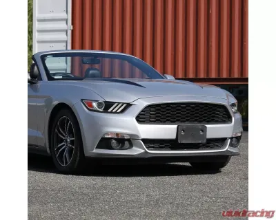 Spec-D LED Strip Xenon HID Projector Headlights - Driver Side Only (Matte Black Housing/Clear Lens) Ford Mustang | Shelby 2015-2020 - 2LHP-MST15JM-L-RO