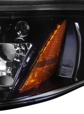 Spec-D Dual Halo Projector Headlights (Glossy Black Housing/Smoke Lens) Ford Mustang 1994-1998                                     - 2LHP-MST94G-TM - Image 7