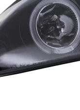Spec-D Dual Halo Projector Headlights (Glossy Black Housing/Smoke Lens) Ford Mustang 1994-1998                                     - 2LHP-MST94G-TM - Image 8