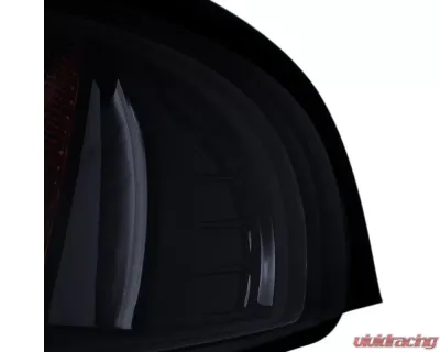 Spec-D Dual Halo V2 Projector Headlights (Glossy Black Housing/Smoke Lens) Ford Mustang 1994-1998 - 2LHP-MST94G-V2-TM