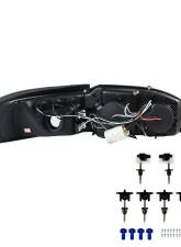 Spec-D Dual Halo V2 Projector Headlights (Glossy Black Housing/Smoke Lens) Ford Mustang 1994-1998                                     - 2LHP-MST94G-V2-TM - Image 9