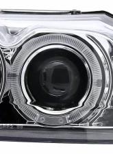 Spec-D Dual Halo Projector Headlights (Chrome Housing/Clear Lens) Ford Mustang 1999-2004                                     - 2LHP-MST99-TM - Image 3