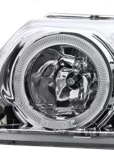 Spec-D Dual Halo Projector Headlights (Chrome Housing/Clear Lens) Ford Mustang 1999-2004                                     - 2LHP-MST99-TM - Image 4
