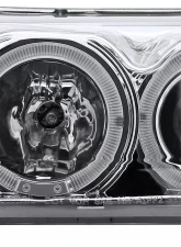 Spec-D Dual Halo Projector Headlights (Chrome Housing/Clear Lens) Ford Mustang 1999-2004                                     - 2LHP-MST99-TM - Image 6