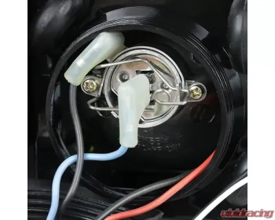 Spec-D Dual Halo Projector Headlights (Chrome Housing/Clear Lens) Ford Mustang 1999-2004 - 2LHP-MST99-TM