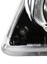 Spec-D Dual Halo Projector Headlights (Jet Black Housing/Clear Lens) Ford Mustang 1999-2004                                     - 2LHP-MST99BK-TM - Image 5