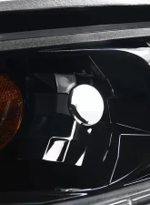 Spec-D Dual Halo Projector Headlights (Jet Black Housing/Clear Lens) Ford Mustang 1999-2004                                     - 2LHP-MST99BK-TM - Image 7
