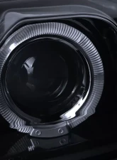 Spec-D Dual Halo Projector Headlights (Glossy Black Housing/Smoke Lens) Ford Mustang 1999-2004                                     - 2LHP-MST99G-TM - Image 3