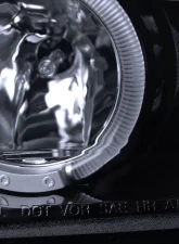 Spec-D Dual Halo Projector Headlights (Glossy Black Housing/Smoke Lens) Ford Mustang 1999-2004                                     - 2LHP-MST99G-TM - Image 6