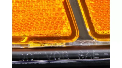 Spec-D Projector Headlights w/ Amber Reflectors (Matte Black Housing/Clear Lens) Ford Mustang 1999-2004                                     - 2LHP-MST99JM-RS - Image 6