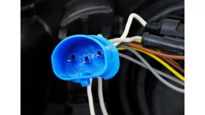 Spec-D Projector Headlights w/ Amber Reflectors (Matte Black Housing/Clear Lens) Ford Mustang 1999-2004                                     - 2LHP-MST99JM-RS - Image 7