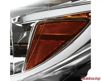 Spec-D Projector Headlights w/ LED Light Strip (Chrome Housing/Clear Lens) Mazda 3 2010-2013 - 2LHP-MZ310-TM