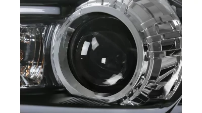 Spec-D Projector Headlights w/ LED Light Strip (Matte Black Housing/Clear Lens) Mazda 3 2010-2013                                     - 2LHP-MZ310JM-TM - Image 3