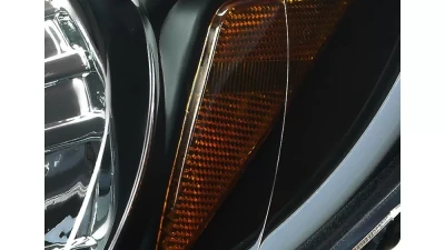 Spec-D Projector Headlights w/ LED Light Strip (Matte Black Housing/Clear Lens) Mazda 3 2010-2013                                     - 2LHP-MZ310JM-TM - Image 6