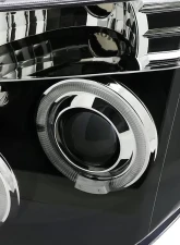 Spec-D Dual Halo Projector Headlights (Matte Black Housing/Clear Lens) Nissan Frontier | Pathfinder 2005-2008                                     - 2LHP-PATH05JM-TM - Image 3