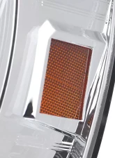 Spec-D Switchback LED C-Bar Projector Headlights (Chrome Housing/Clear Lens) Dodge Ram 2006-2009                                     - 2LHP-RAM06-G2-TM - Image 5