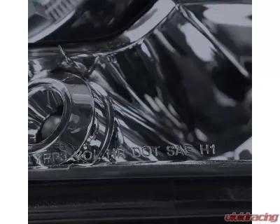 Spec-D Dual Halo Projector Headlights (Glossy Black Housing/Smoked Lens) Dodge Ram 2006-2009 - 2LHP-RAM06G-TM