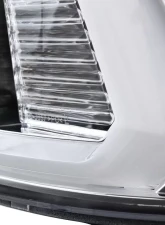 Spec-D LED C-Bar Projector Headlights (Chrome Housing/Clear Lens) Ram 1500 | 2500 | 3500 2009-2024                                     - 2LHP-RAM09-G2-TM - Image 3