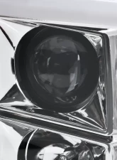 Spec-D LED C-Bar Projector Headlights (Chrome Housing/Clear Lens) Ram 1500 | 2500 | 3500 2009-2024                                     - 2LHP-RAM09-G2-TM - Image 4