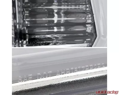 Spec-D LED C-Bar Projector Headlights (Chrome Housing/Clear Lens) Ram 1500 | 2500 | 3500 2009-2024 - 2LHP-RAM09-G2-TM