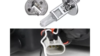 Spec-D LED C-Bar Projector Headlights (Chrome Housing/Clear Lens) Ram 1500 | 2500 | 3500 2009-2024                                     - 2LHP-RAM09-G2-TM - Image 7