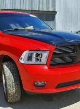 Spec-D LED C-Bar Projector Headlights (Chrome Housing/Clear Lens) Ram 1500 | 2500 | 3500 2009-2024                                     - 2LHP-RAM09-G2-TM - Image 10