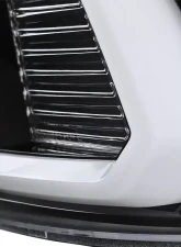 Spec-D LED C-Bar Projector Headlights (Jet Black Housing/Clear Lens) Ram 1500 | 2500 | 3500 2009-2024                                     - 2LHP-RAM09BK-G2-TM - Image 3