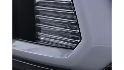 Spec-D LED C-Bar Projector Headlights (Glossy Black Housing/Smoked Lens) Ram 1500 | 2500 | 3500 2009-2024                                     - 2LHP-RAM09G-G2-TM - Image 3