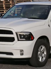 Spec-D Switchback Sequential LED C-Bar Projector Headlights (Matte Black Housing/Clear Lens) Ram 1500 | 2500 | 3500 2009-2024                                     - 2LHP-RAM09JM-SQ-RS - Image 10