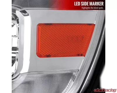 Spec-D Switchback Sequential LED Turn Signal Projector Headlights (Chrome Housing/Clear Lens) Dodge Ram 1500 2019-2024 - 2LHP-RAM1915-SQ-RS