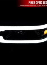 Spec-D LED Tube Projector Headlights (Glossy Black Housing/Smoked Lens) Dodge Ram 2019-2024                                     - 2LHP-RAM1925G-TM - Image 2