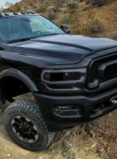 Spec-D LED Tube Projector Headlights (Glossy Black Housing/Smoked Lens) Dodge Ram 2019-2024                                     - 2LHP-RAM1925G-TM - Image 10