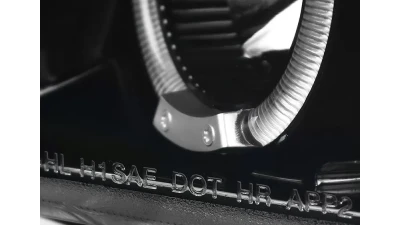 Spec-D Dual Halo Projector Headlights (Jet Black Housing/Clear Lens) Dodge Ram 1994-2001                                     - 2LHP-RAM94BK-TM - Image 7