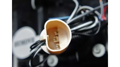 Spec-D Dual Halo Projector Headlights (Jet Black Housing/Clear Lens) Dodge Ram 1994-2001                                     - 2LHP-RAM94BK-TM - Image 9