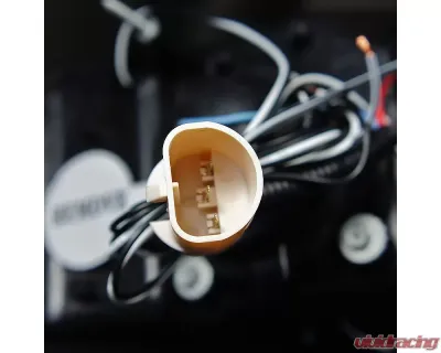 Spec-D Dual Halo Projector Headlights (Jet Black Housing/Clear Lens) Dodge Ram 1994-2001 - 2LHP-RAM94BK-TM