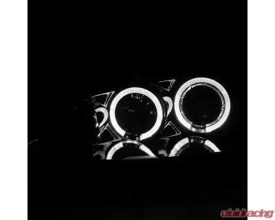 Spec-D Dual Halo Projector Headlights (Glossy Black Housing/Smoked Lens) Acura RSX 2002-2004 - 2LHP-RSX02G-TM