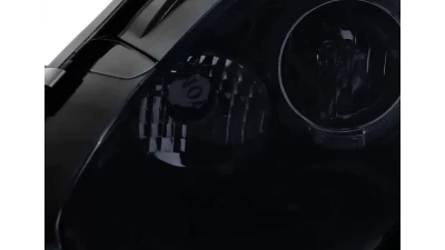 Spec-D Dual Halo Projector Headlights (Glossy Black Housing/Smoked Lens) Acura RSX 2002-2004                                     - 2LHP-RSX02G-TM - Image 5