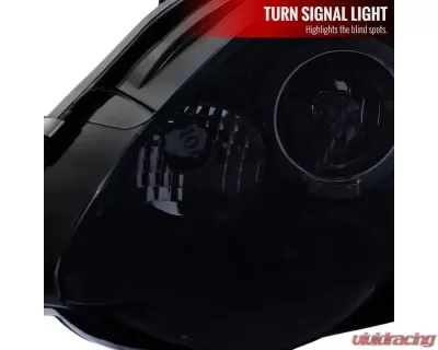 Spec-D Dual Halo Projector Headlights (Glossy Black Housing/Smoked Lens) Acura RSX 2002-2004 - 2LHP-RSX02G-TM